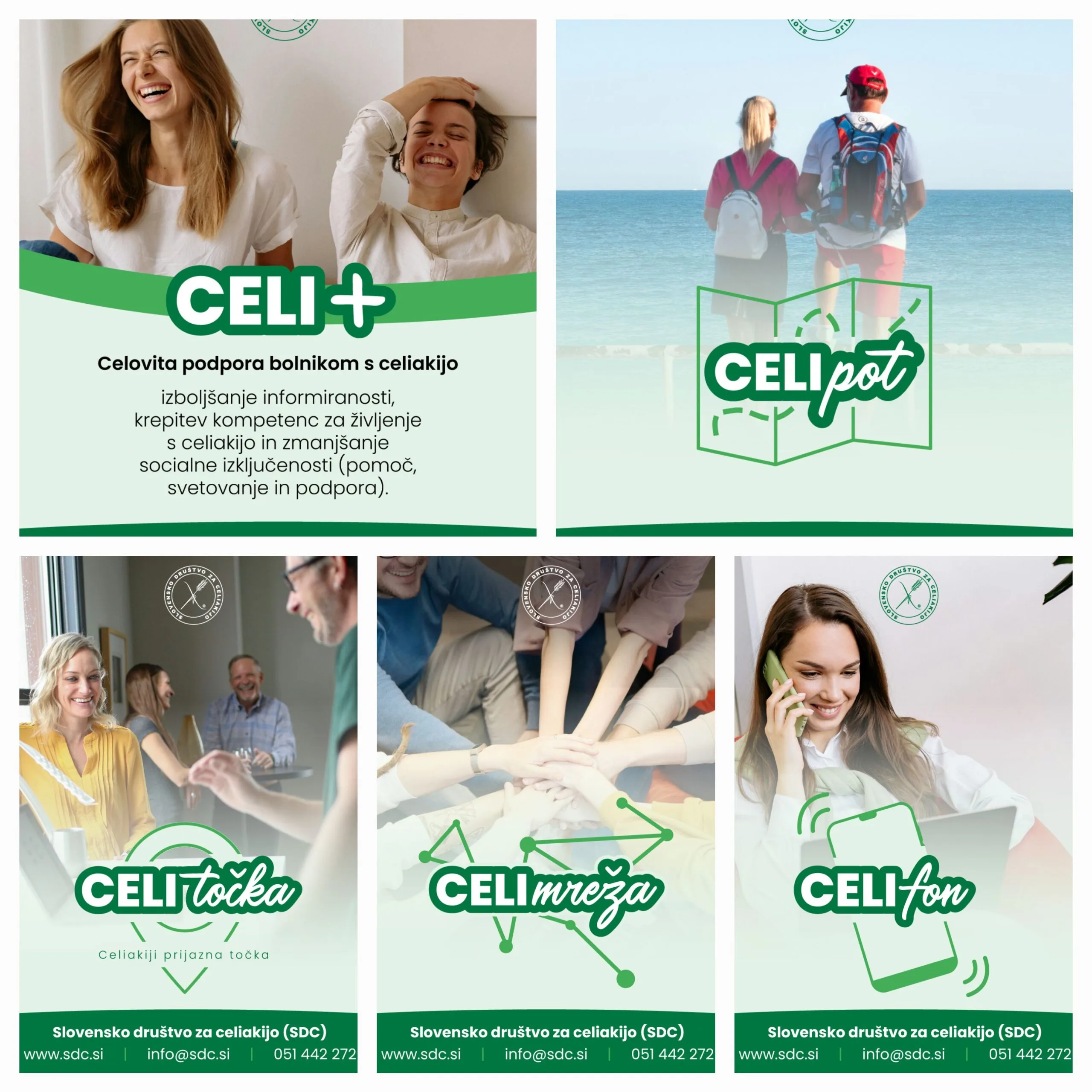 <strong>CELIprogrami Slovenskega društva za celiakijo</strong>